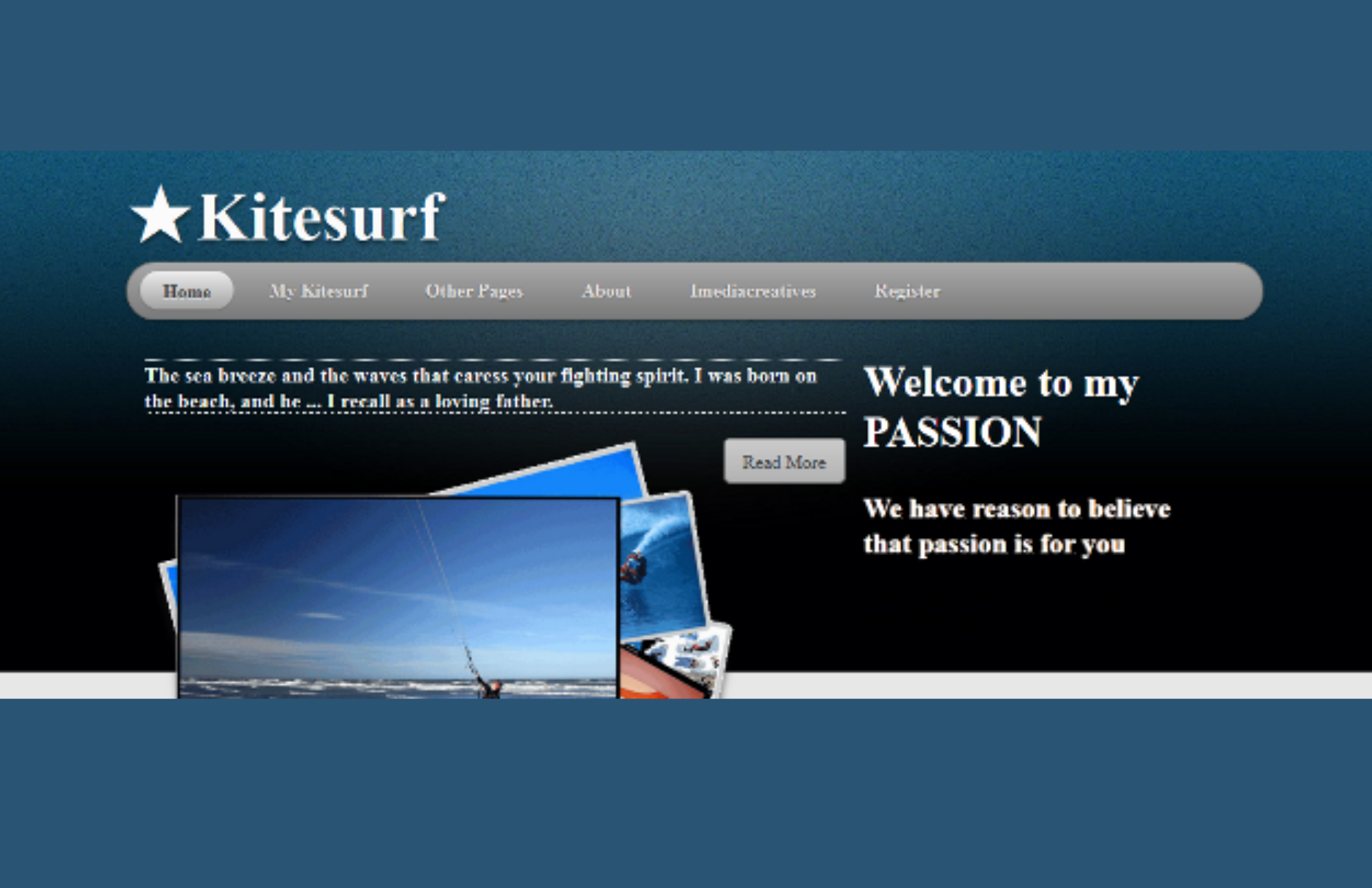 KiteSurf HTML5 And CSS3 Template - A Perfect Website For Business And Information Uses