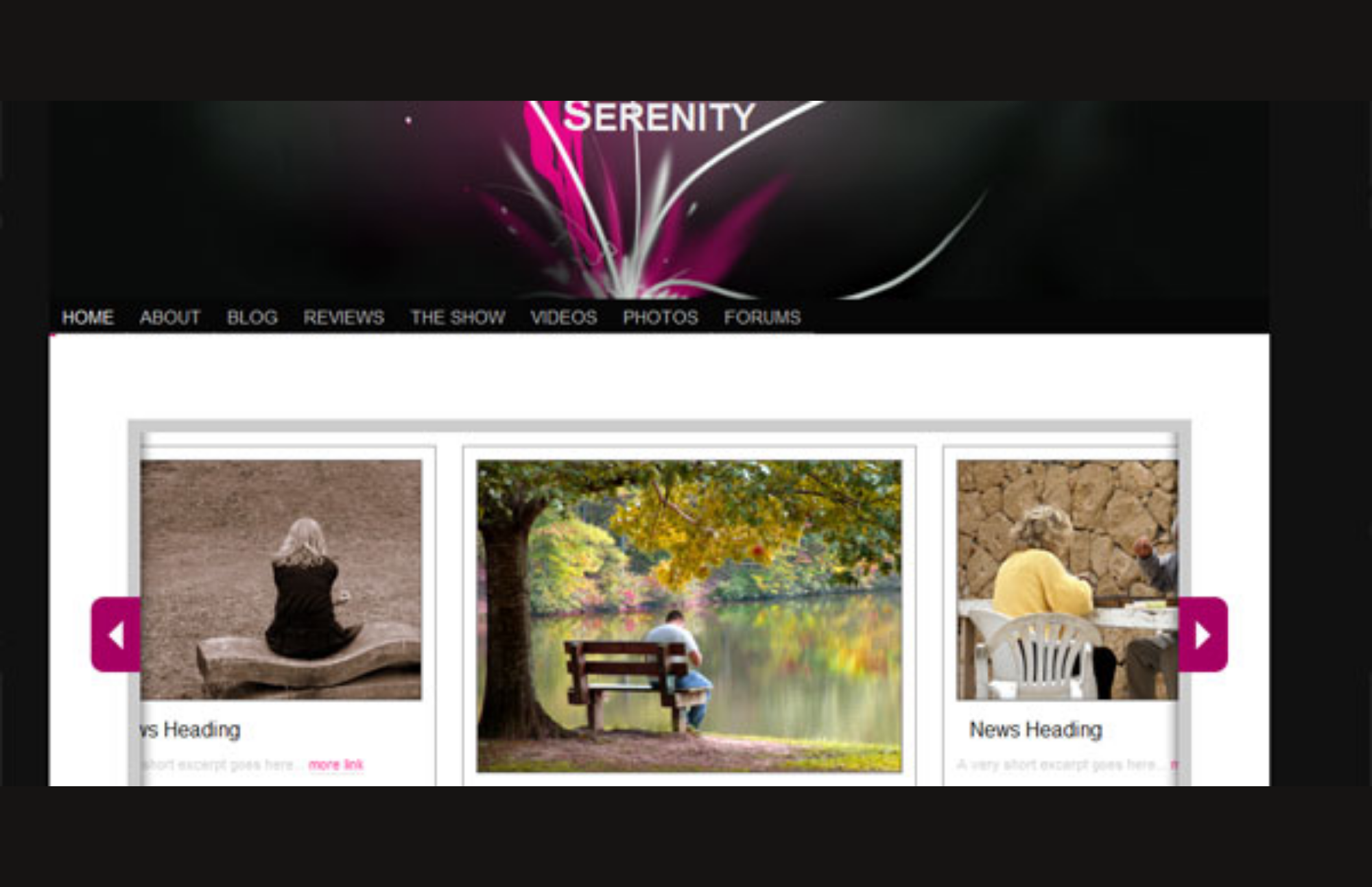 Serenity HTML5 And CSS3 Template - A Highly Recommended Template For Digital Marketers