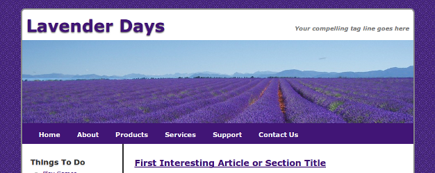 The Ultimate Guide To The LavenderDays HTML5 And CSS3 Template