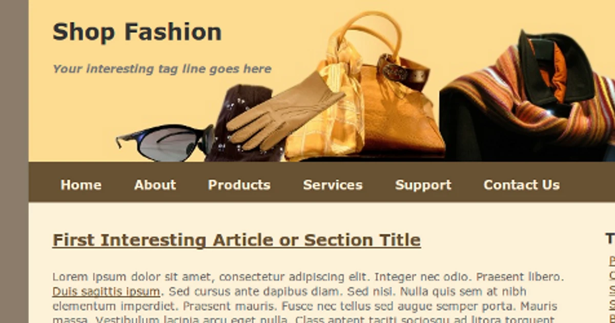 The Guide To The ShopFashion HTML5 & CSS3 Template And How It Can Boost ...